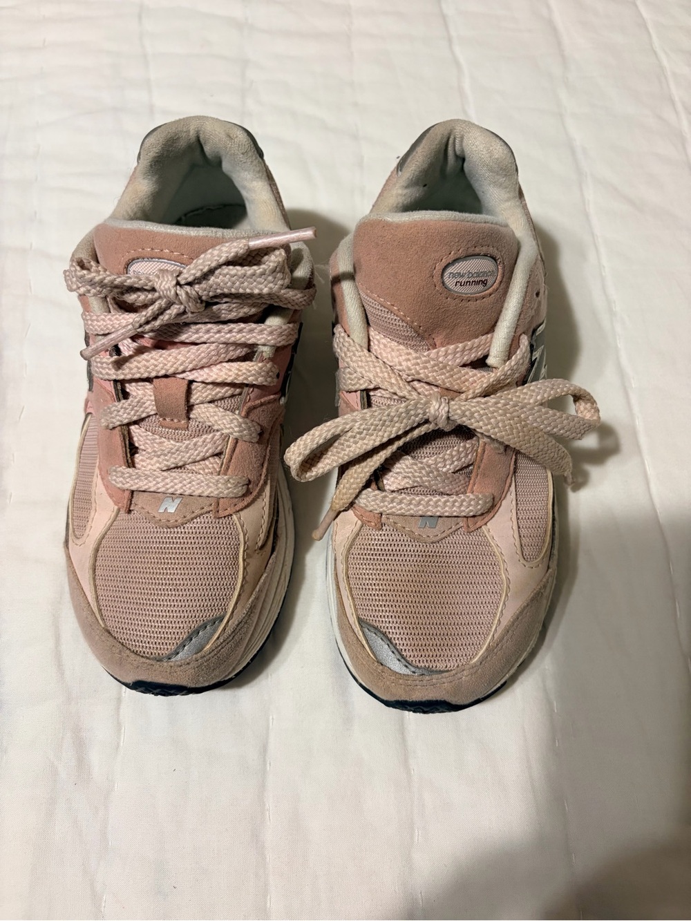 New Balance 2002R Kids Pink Sneakers Size 13
